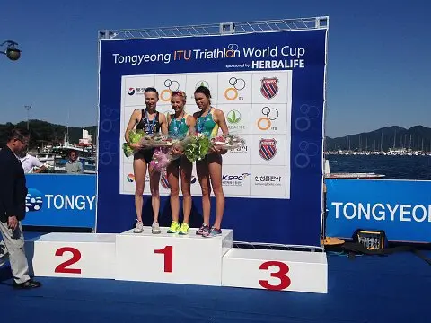 ITU Triathlon World Cup Tongyeong – 2. místo